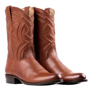 Cuero “The Eastwood” Handcrafted Men’s Boots-Brand New, Never Worn, Color:Cherry